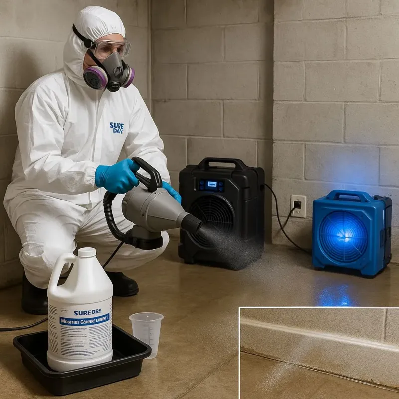 Sanitization and Odor Removal process in Dahlonega, GA